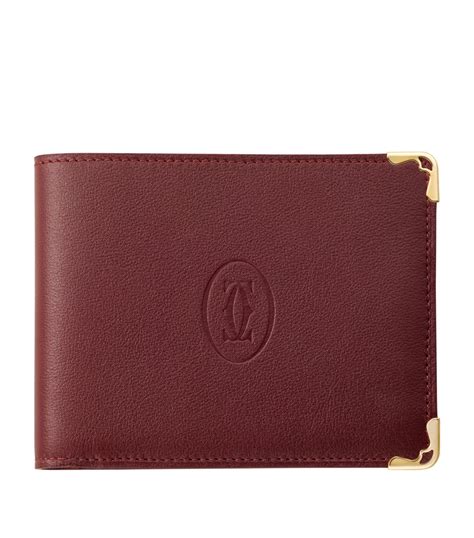 must de cartier wallet|cartier bifold wallet.